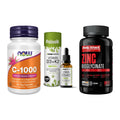 Immun-Set: Now Foods Vitamin + Sinob Vitamin D3 + Body Attack Zink – alle enthaltenen Artikel