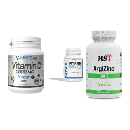 Immun-Set: NNT Vitamin C + NNT Vitamin D3+K2 + MST ArgiZinc – alle enthaltenen Artikel