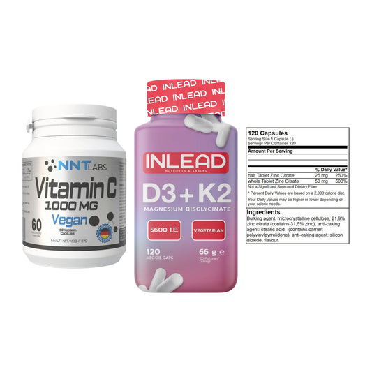 Immun-Set: NNT Vitamin C + INLEAD Vitamin D3 + GN Zinc Citrate – alle enthaltenen Artikel