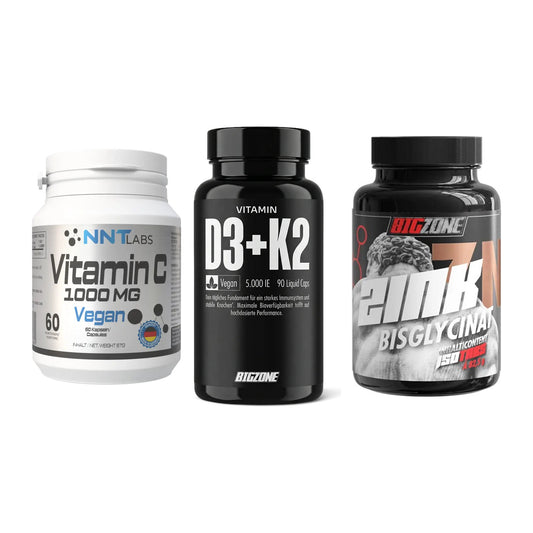 Immun-Set: NNT Vitamin C + Big Zone Vitamin + Big Zone Zink – alle enthaltenen Artikel