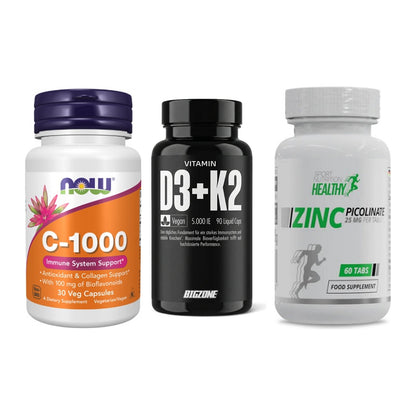 Immun-Set: Now Foods Vitamin + Big Zone Vitamin + MST Healthy Zinc – alle enthaltenen Artikel