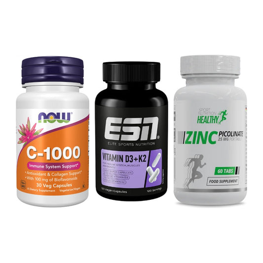 Immun-Set: Now Foods Vitamin + ESN Vitamin D3 + MST Healthy Zinc – alle enthaltenen Artikel