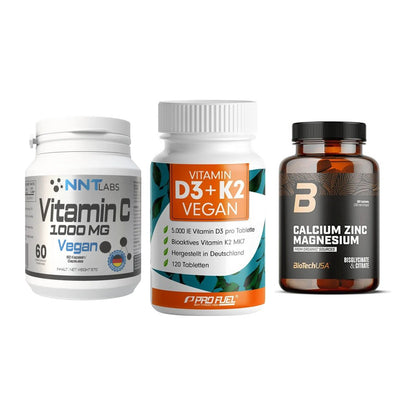 Immun-Set: NNT Vitamin C + ProFuel Vitamin + BioTech Calcium – alle enthaltenen Artikel