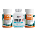 Immun-Set: ProFuel EISEN + MST Omega 3 500 + ProFuel Zink – alle enthaltenen Artikel