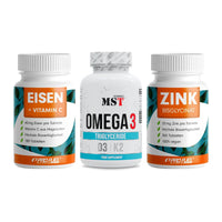 Immun-Set: ProFuel EISEN + MST Omega 3 500 + ProFuel Zink