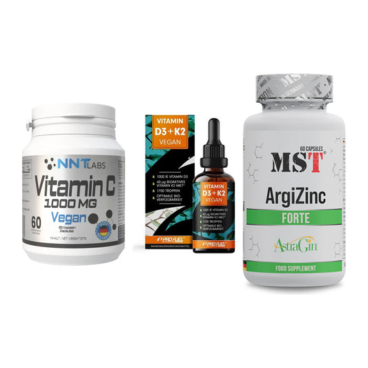 Immun-Set: NNT Vitamin C + ProFuel Vitamin + MST ArgiZinc – alle enthaltenen Artikel
