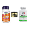 Immun-Set: Now Foods Vitamin + Peak Vitamin D + MST ArgiZinc – alle enthaltenen Artikel