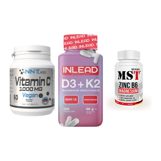 Immun-Set: NNT Vitamin C + INLEAD Vitamin D3 + MST Zinc – alle enthaltenen Artikel