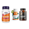 Immun-Set: Now Foods Vitamin + ProFuel Omega 3 + BioTech Calcium – alle enthaltenen Artikel
