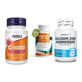 Immun-Set: Now Foods Vitamin + ProFuel Omega 3 + BioTech Calcium – alle enthaltenen Artikel