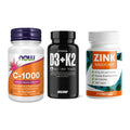Immun-Set: Now Foods Vitamin + Big Zone Vitamin + ProFuel Zink – alle enthaltenen Artikel