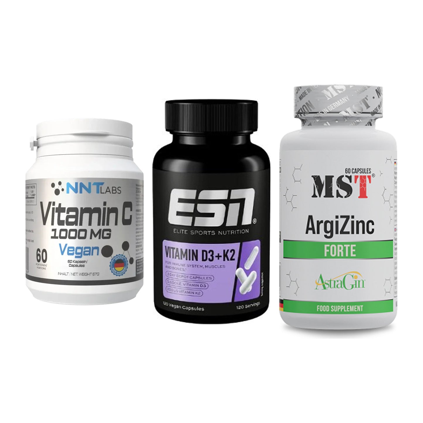 Immun-Set: NNT Vitamin C + ESN Vitamin D3 + MST ArgiZinc – alle enthaltenen Artikel
