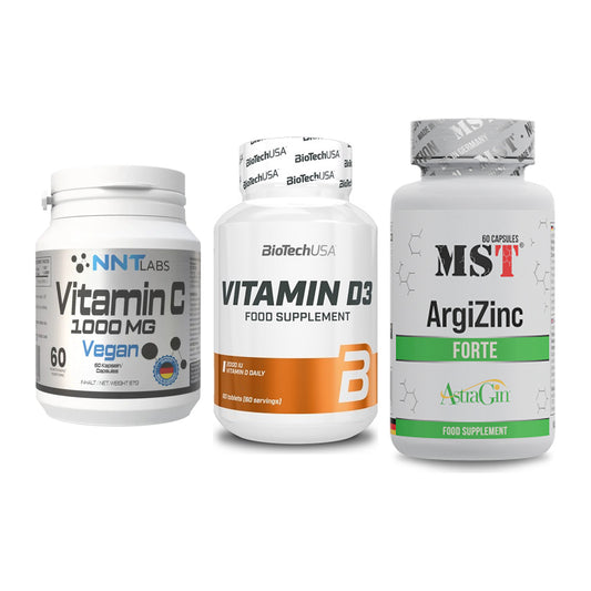 Immun-Set: NNT Vitamin C + BioTech Vitamin + MST ArgiZinc – alle enthaltenen Artikel