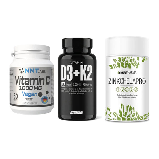 Immun-Set: NNT Vitamin C + Big Zone Vitamin + Sinob Zink – alle enthaltenen Artikel