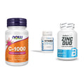 Immun-Set: Now Foods Vitamin + NNT Vitamin D3+K2 + BioTech Zinc Duo – alle enthaltenen Artikel