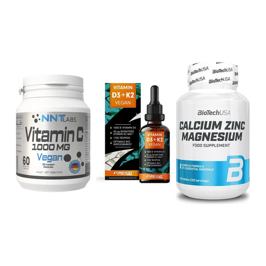 Immun-Set: NNT Vitamin C + ProFuel Vitamin + BioTech Calcium – alle enthaltenen Artikel