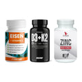 Immun-Set: ProFuel EISEN + Big Zone Vitamin + #GYMJUICE ZINC – alle enthaltenen Artikel