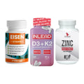 Immun-Set: ProFuel EISEN + INLEAD Vitamin D3 + #GYMJUICE ZINC – alle enthaltenen Artikel