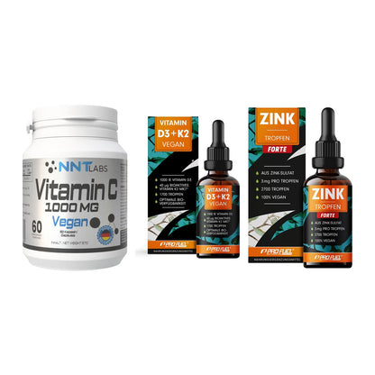 Immun-Set: NNT Vitamin C + ProFuel Vitamin + ProFuel Zink – alle enthaltenen Artikel