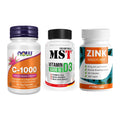 Immun-Set: Now Foods Vitamin + MST Vitamin D3 + ProFuel Zink – alle enthaltenen Artikel