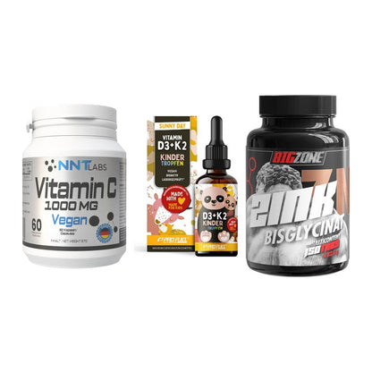 Immun-Set: NNT Vitamin C + ProFuel VITAMIN + Big Zone Zink – alle enthaltenen Artikel