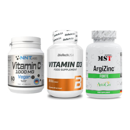 Immun-Set: NNT Vitamin C + BioTech Vitamin + MST ArgiZinc – alle enthaltenen Artikel