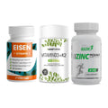 Immun-Set: ProFuel EISEN + Sinob Vitamin D3 + MST Healthy Zinc – alle enthaltenen Artikel