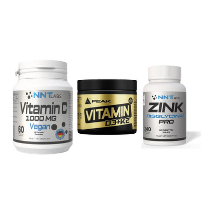 Immun-Set: NNT Vitamin C + Peak Vitamin + NNT Zink 50mg – alle enthaltenen Artikel