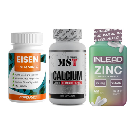 Immun-Set: ProFuel EISEN + MST Calcium + INLEAD Zink – alle enthaltenen Artikel