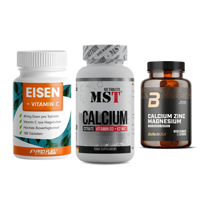 Immun-Set: ProFuel EISEN + MST Calcium + BioTech Calcium – alle enthaltenen Artikel