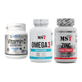 Immun-Set: NNT Vitamin C + MST Omega 3 500 + MST Zinc Chelate – alle enthaltenen Artikel