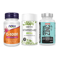 Immun-Set: Now Foods Vitamin + Sinob Vitamin D3 + Nutrend Zinc – alle enthaltenen Artikel