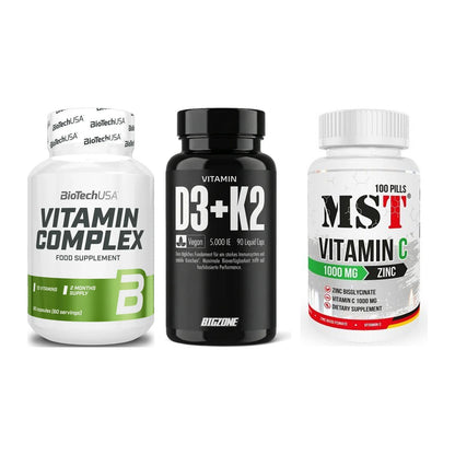 Immun-Set: BioTech Vitamin + Big Zone Vitamin + MST Vitamin C – alle enthaltenen Artikel