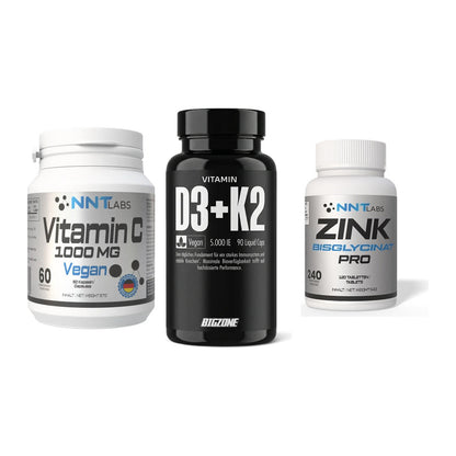 Immun-Set: NNT Vitamin C + Big Zone Vitamin + NNT Zink 50mg – alle enthaltenen Artikel