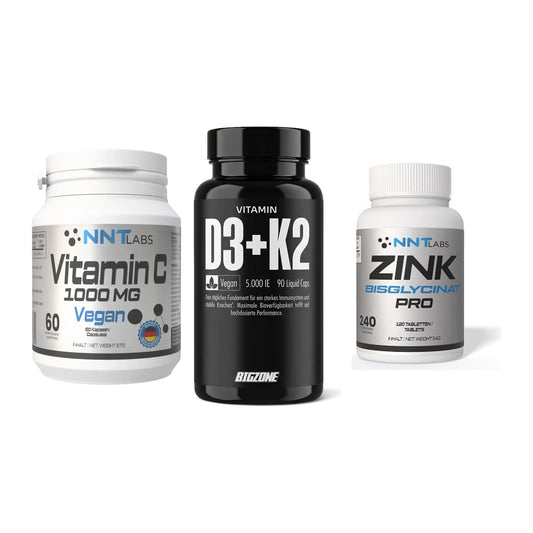 Immun-Set: NNT Vitamin C + Big Zone Vitamin + NNT Zink 50mg – alle enthaltenen Artikel