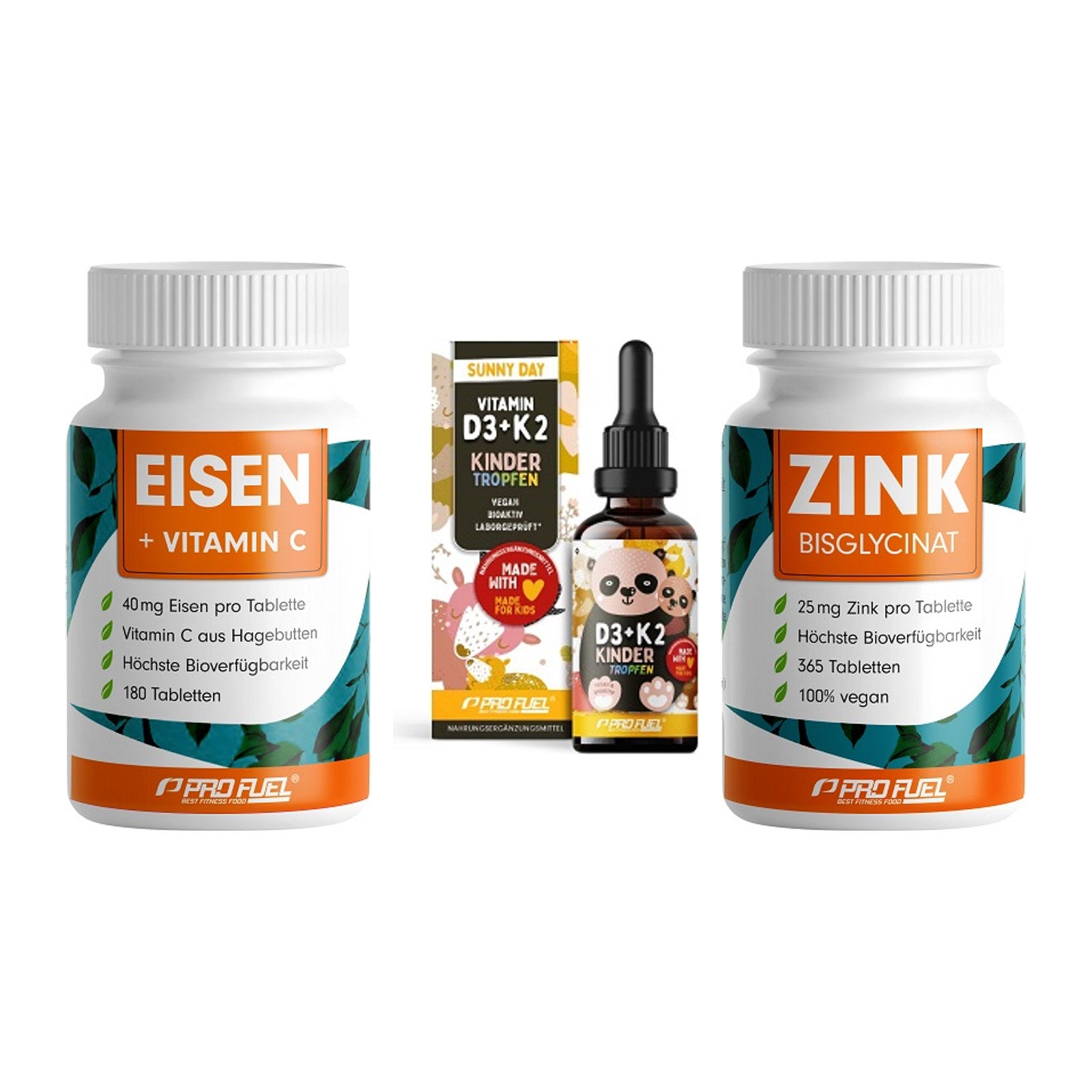 Immun-Set: ProFuel EISEN + ProFuel VITAMIN + ProFuel Zink – alle enthaltenen Artikel
