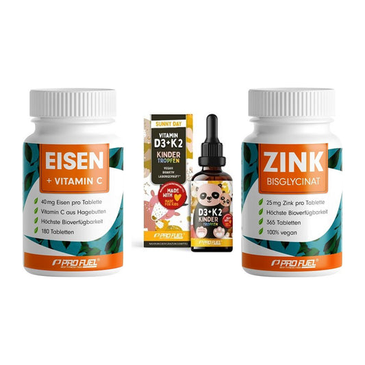 Immun-Set: ProFuel EISEN + ProFuel VITAMIN + ProFuel Zink – alle enthaltenen Artikel