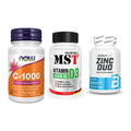 Immun-Set: Now Foods Vitamin + MST Vitamin D3 + BioTech Zinc Duo – alle enthaltenen Artikel