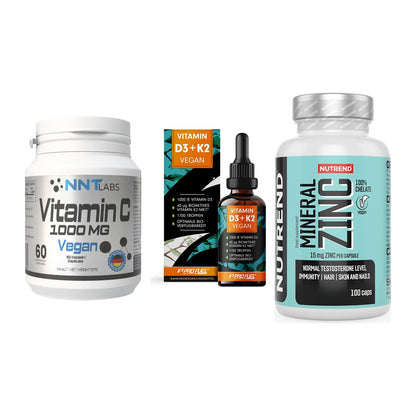 Immun-Set: NNT Vitamin C + ProFuel Vitamin + Nutrend Zinc – alle enthaltenen Artikel