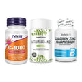 Immun-Set: Now Foods Vitamin + Sinob Vitamin D3 + BioTech Calcium – alle enthaltenen Artikel