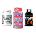 Immun-Set: NNT Vitamin C + INLEAD Vitamin D3 + Scitec Zinc – alle enthaltenen Artikel