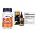 Immun-Set: Now Foods Vitamin + ProFuel Vitamin + GN Zinc Citrate – alle enthaltenen Artikel