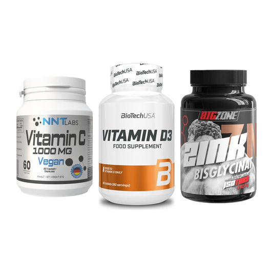 Immun-Set: NNT Vitamin C + BioTech Vitamin + Big Zone Zink – alle enthaltenen Artikel