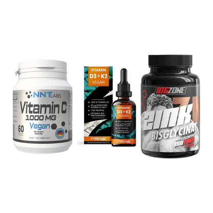 Immun-Set: NNT Vitamin C + ProFuel Vitamin + Big Zone Zink – alle enthaltenen Artikel