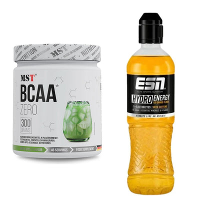 Intra-Workout-Set: MST BCAA Zero + ESN HydroEnergy (Elektrolyte) – alle enthaltenen Artikel