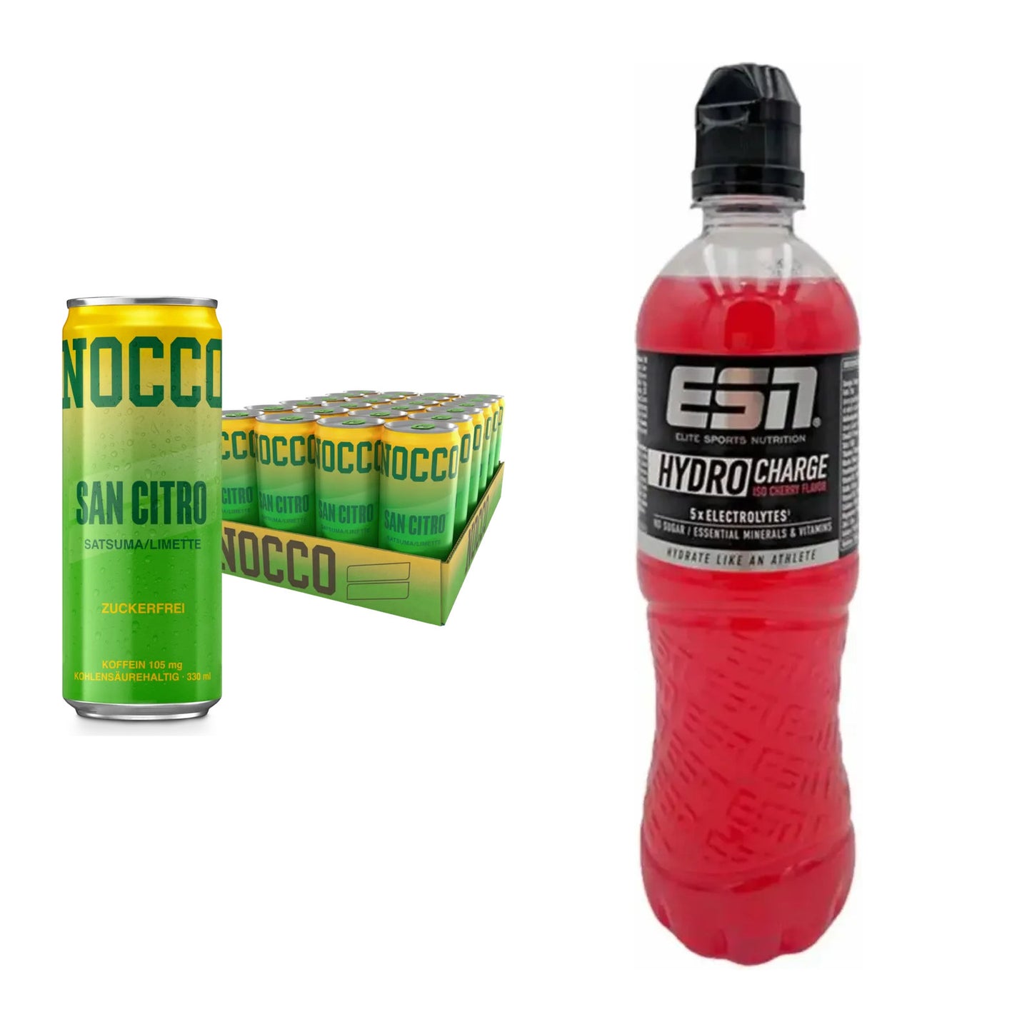 Intra-Workout-Set: Nocco BCAA Drink 24 x + ESN HydroCharge – alle enthaltenen Artikel