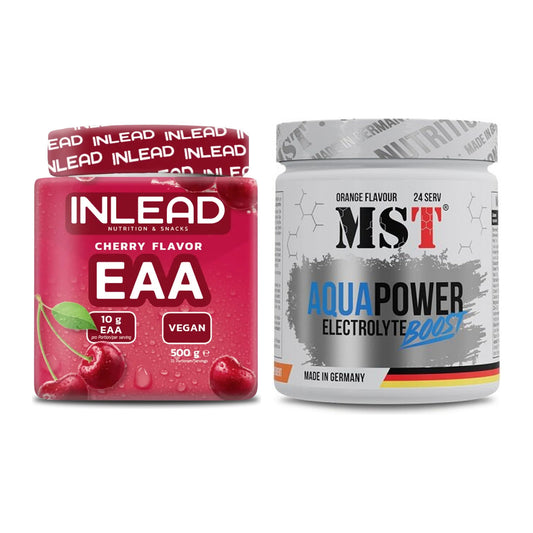 Intra-Workout-Set: INLEAD EAA + MST Aqua Power Electrolyte Boost – alle enthaltenen Artikel