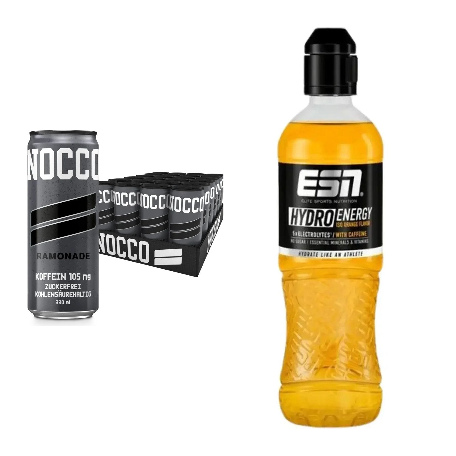 Intra-Workout-Set: Nocco BCAA Drink 24 x + ESN HydroEnergy – alle enthaltenen Artikel