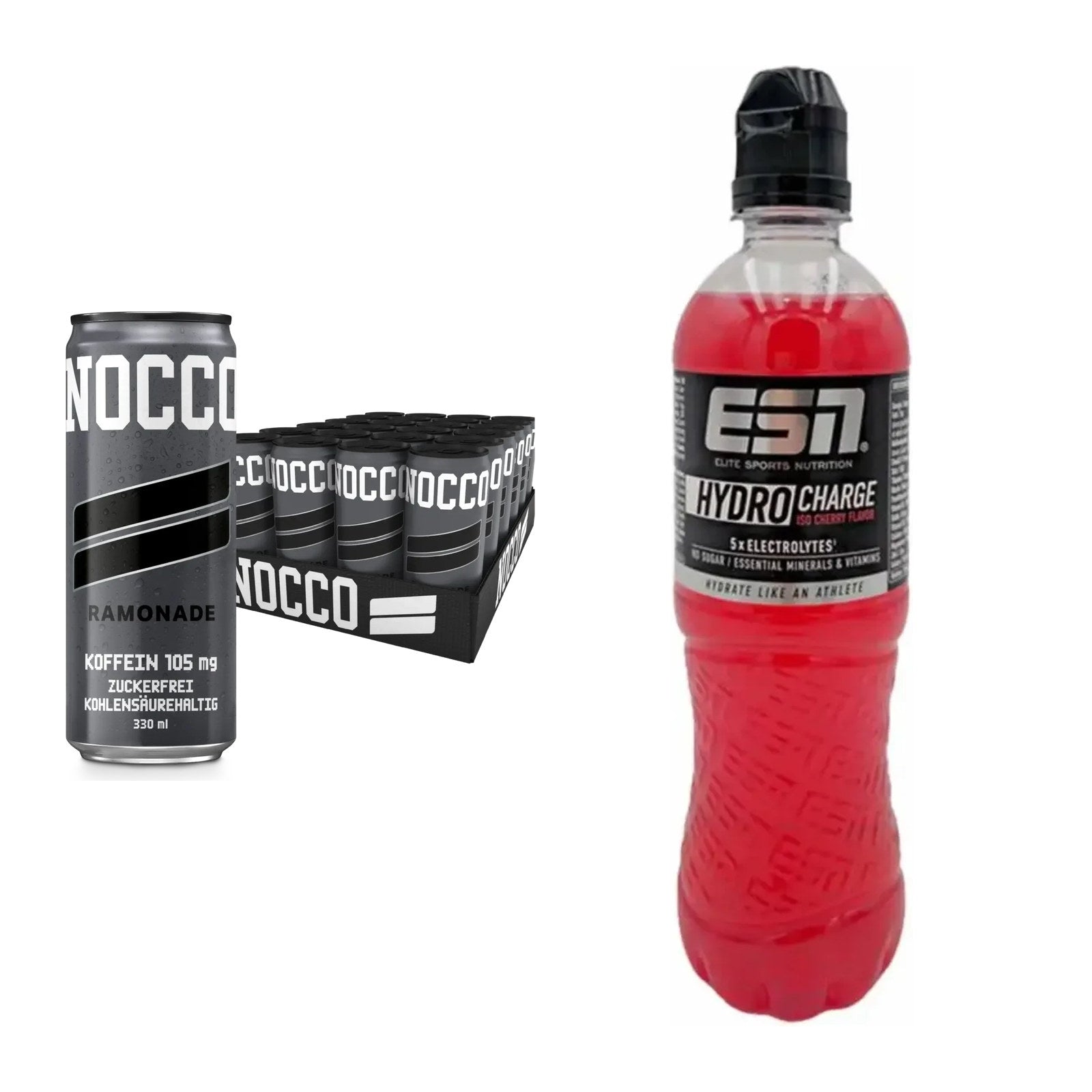 Intra-Workout-Set: Nocco BCAA Drink 24 x + ESN HydroCharge – alle enthaltenen Artikel