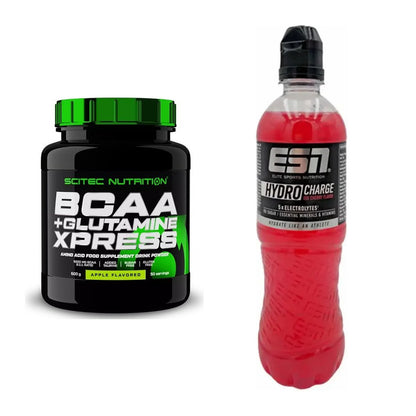 Intra-Workout-Set: Scitec BCAA+ Glutamine + ESN HydroCharge – alle enthaltenen Artikel